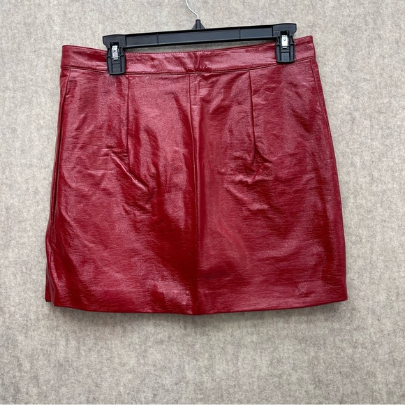 Women's H & M Divided Mini Skirt with Full Zipper 10 - Picture 2 of 7